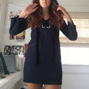 super cute casual denim dress